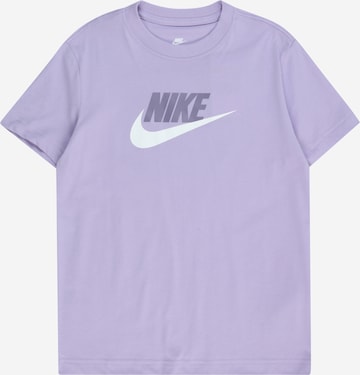 Tricou 'FUTURA' de la Nike Sportswear pe mov: față