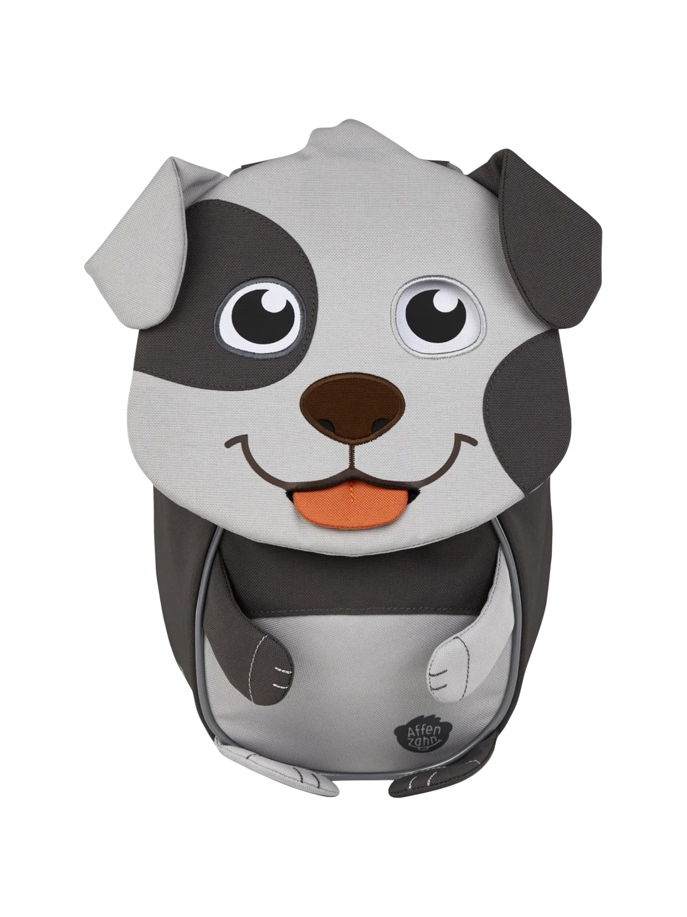 Affenzahn Backpack 'Kleiner Freund' in Grey: front