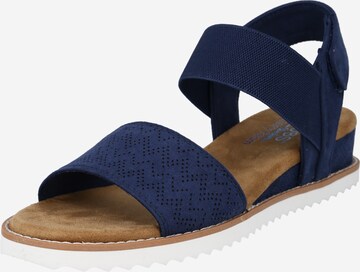 SKECHERS Strap Sandals 'Desert Kiss' in Blue: front