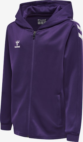 Hummel Sportsweatjacke in Lila