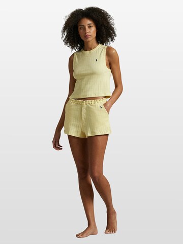 Polo Ralph Lauren Pyjama ' Polo Pointelle ' in Geel