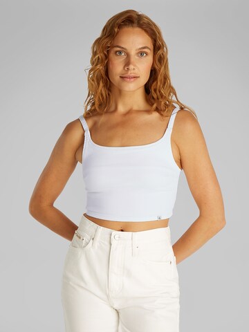 Calvin Klein Jeans Topp i vit: framsida