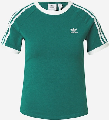 ADIDAS ORIGINALS Тениска в зелено: отпред