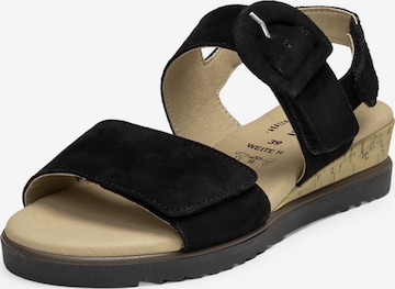 Sandalo con cinturino di VITAFORM in nero: frontale