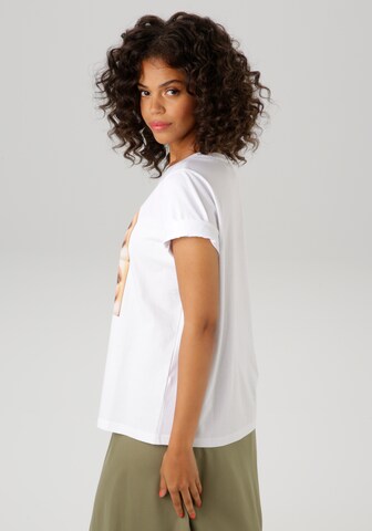 Aniston CASUAL T-Shirt in Weiß