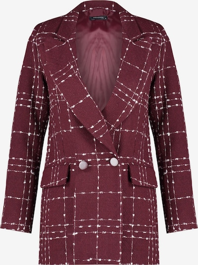 Trendyol Bleiseri värissä viininpunainen / valkoinen, Tuotenäkymä