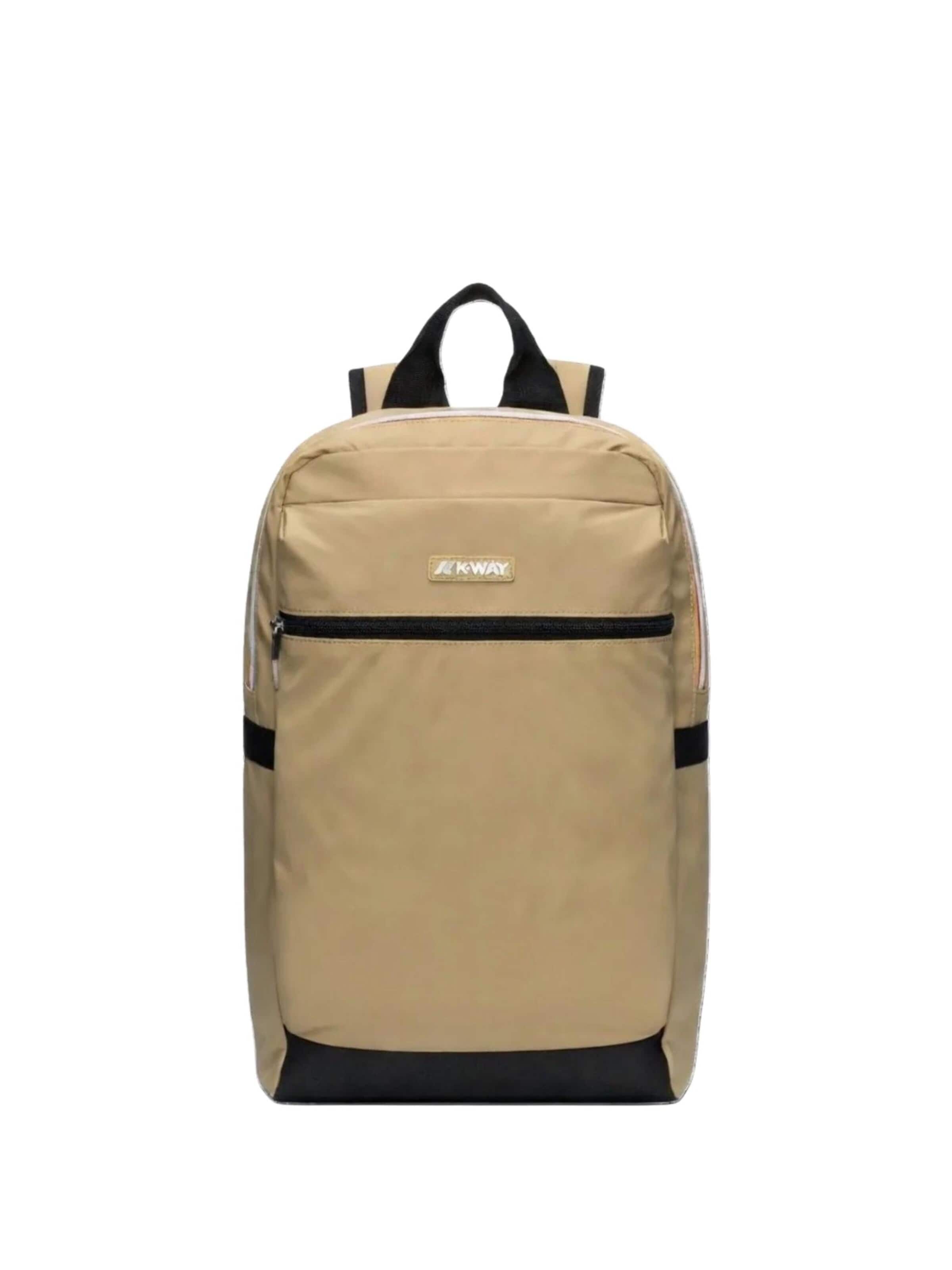 K-Way Ryggsäck 'K-WAY MID LAON ZAINO ZAINO' i beige: framsida