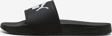 PUMA Beach & Pool Shoes in Black: front