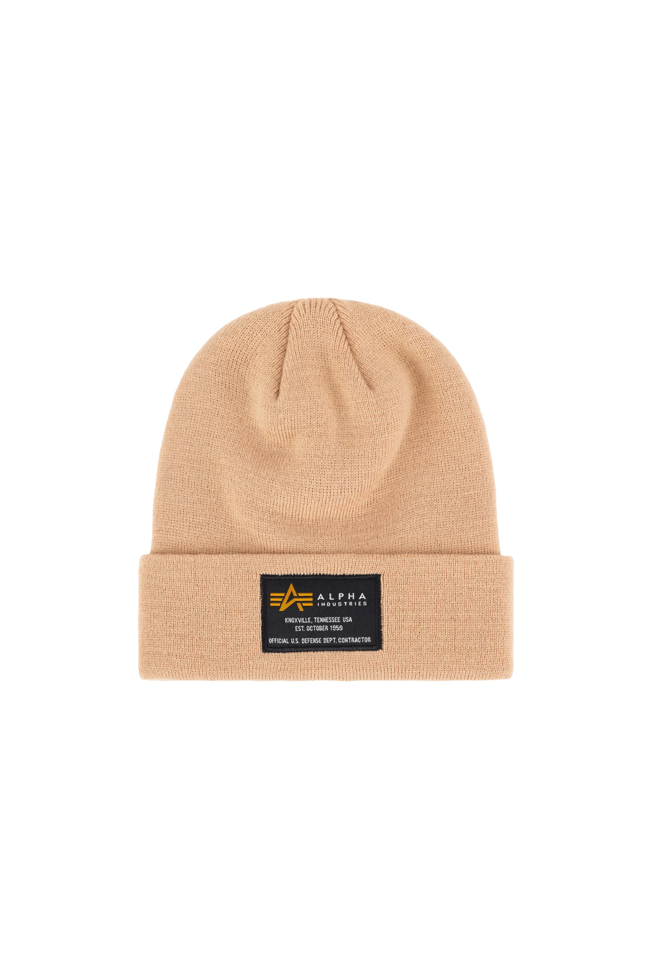 ALPHA INDUSTRIES - Gorros em bege: frente
