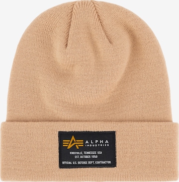 ALPHA INDUSTRIES Kape | bež barva: sprednja stran