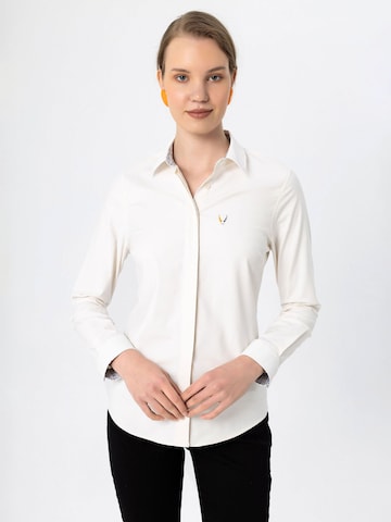 By Diess Collection Blouse in White: front