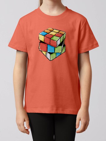 T-Shirt 'Pixel' watabout.kids en orange
