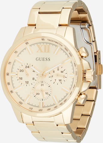 auksinė GUESS Analoginis (įprasto dizaino) laikrodis 'WALKER': priekis