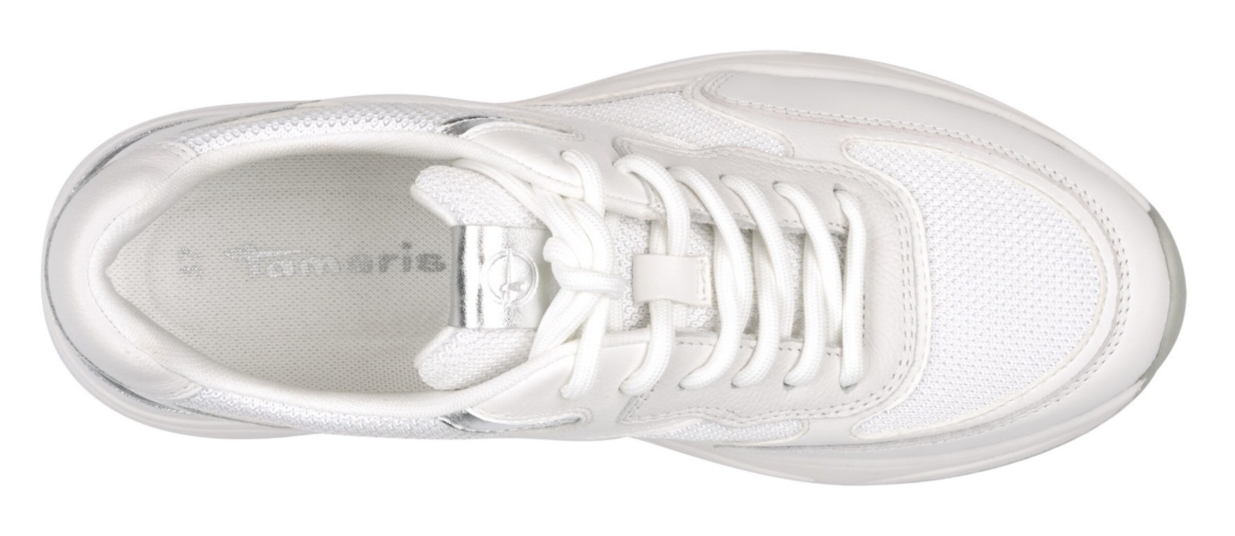 Tamaris Sneakers laag in Wit