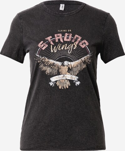 ONLY T-Shirt in mischfarben / schwarz, Produktansicht