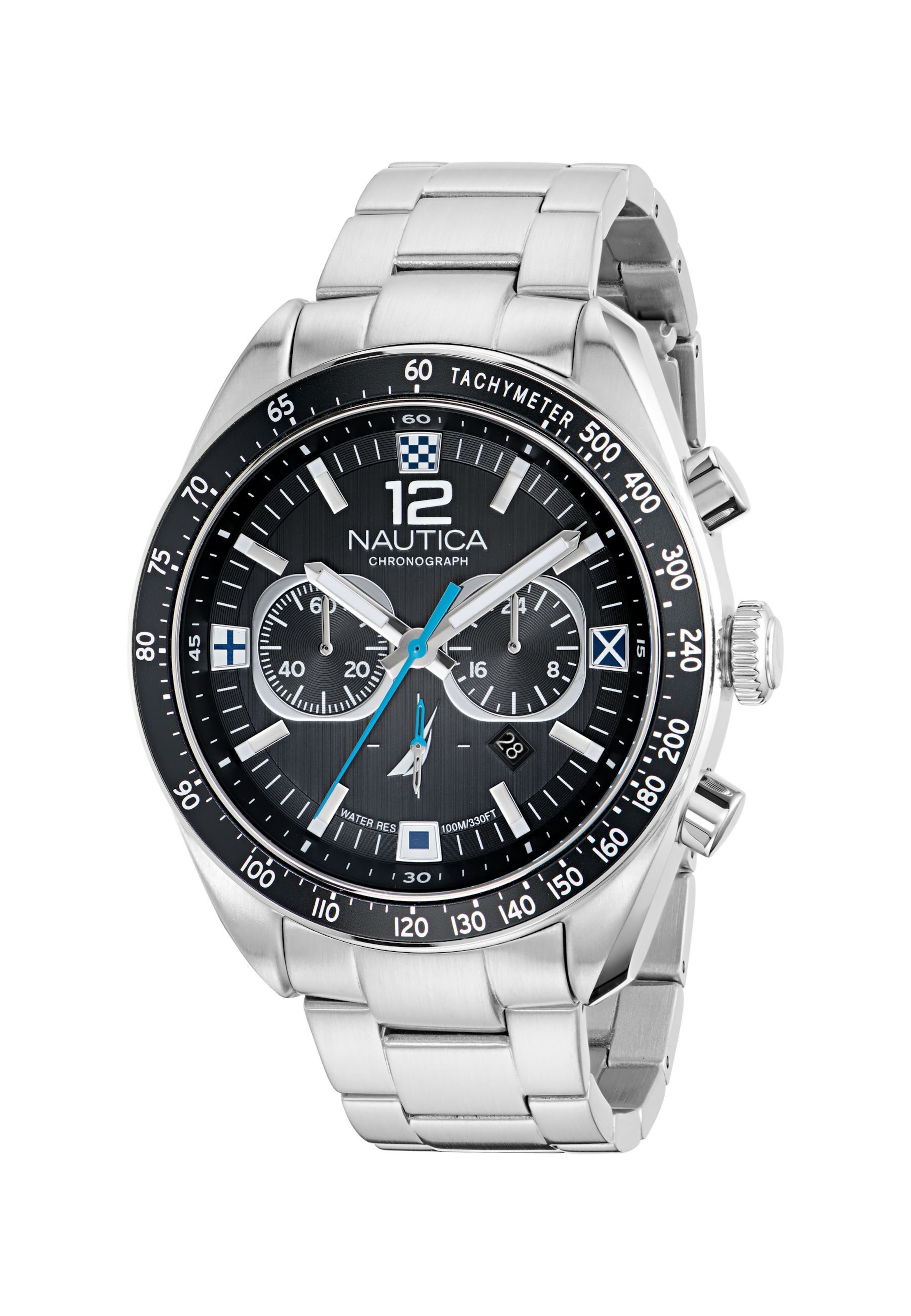 Montre à affichage analogique ' KEDGE ' NAUTICA en argent