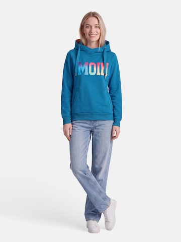 salzhaut Sweatshirt 'Sünn - Moin' in Blue: front