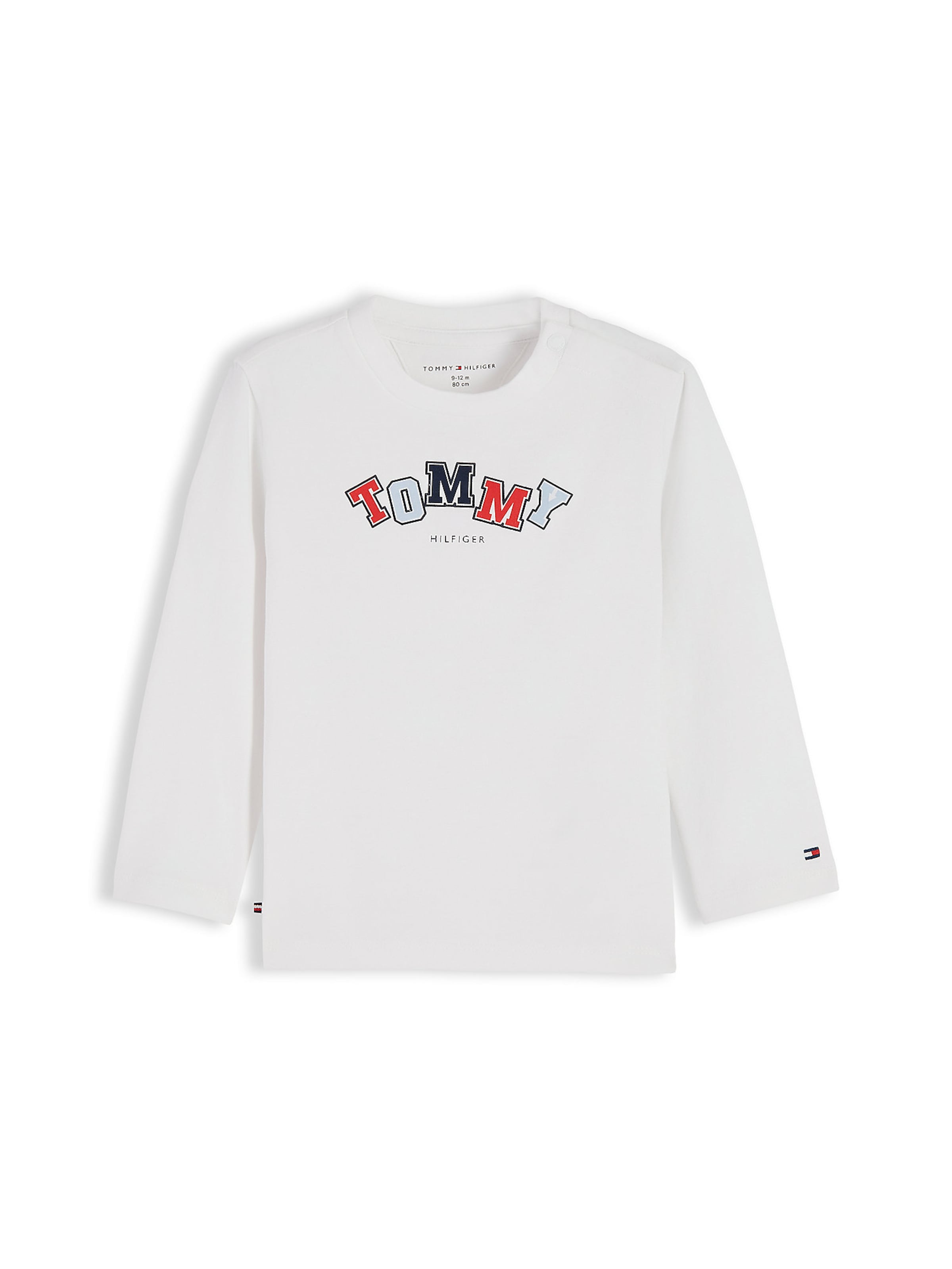 T-Shirt TOMMY HILFIGER en blanc : devant