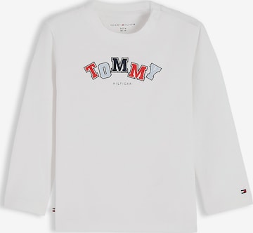 T-Shirt TOMMY HILFIGER en blanc : devant