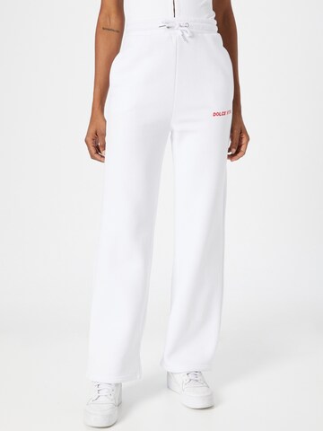 On Vacation Club Loose fit Pants 'Dolce Vita' in White: front