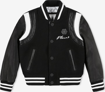 Giacca di mezza stagione 'Iconic Plein' di Philipp Plein in nero: frontale