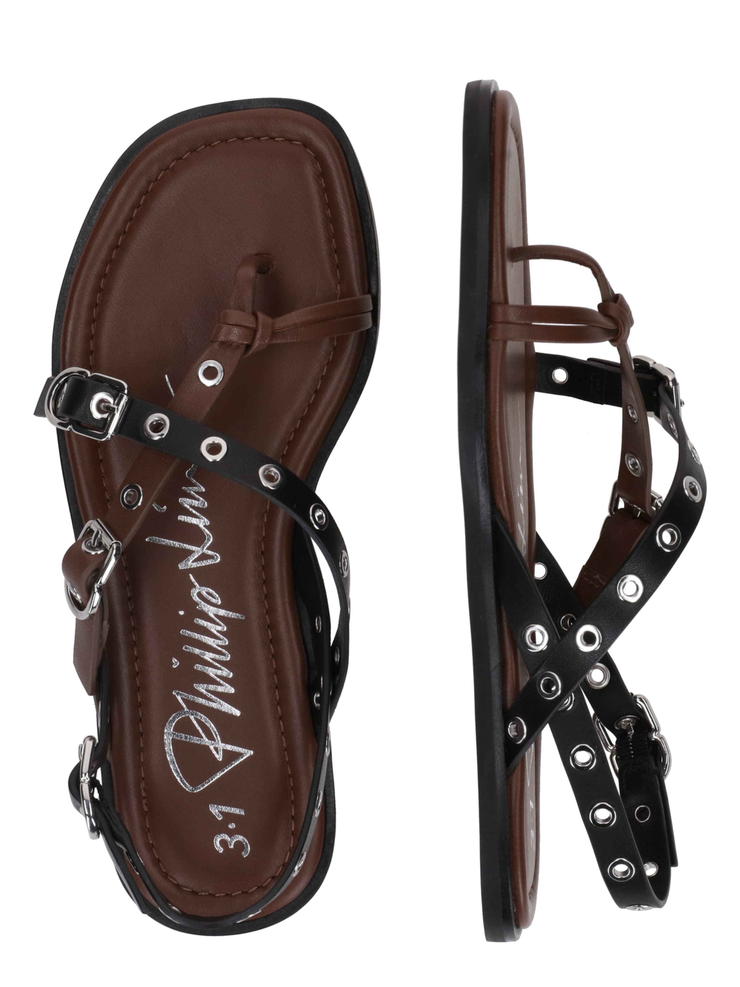 3.1 Phillip Lim Teenslipper in Zwart