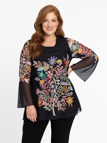 YOEK Tunic in Black: front