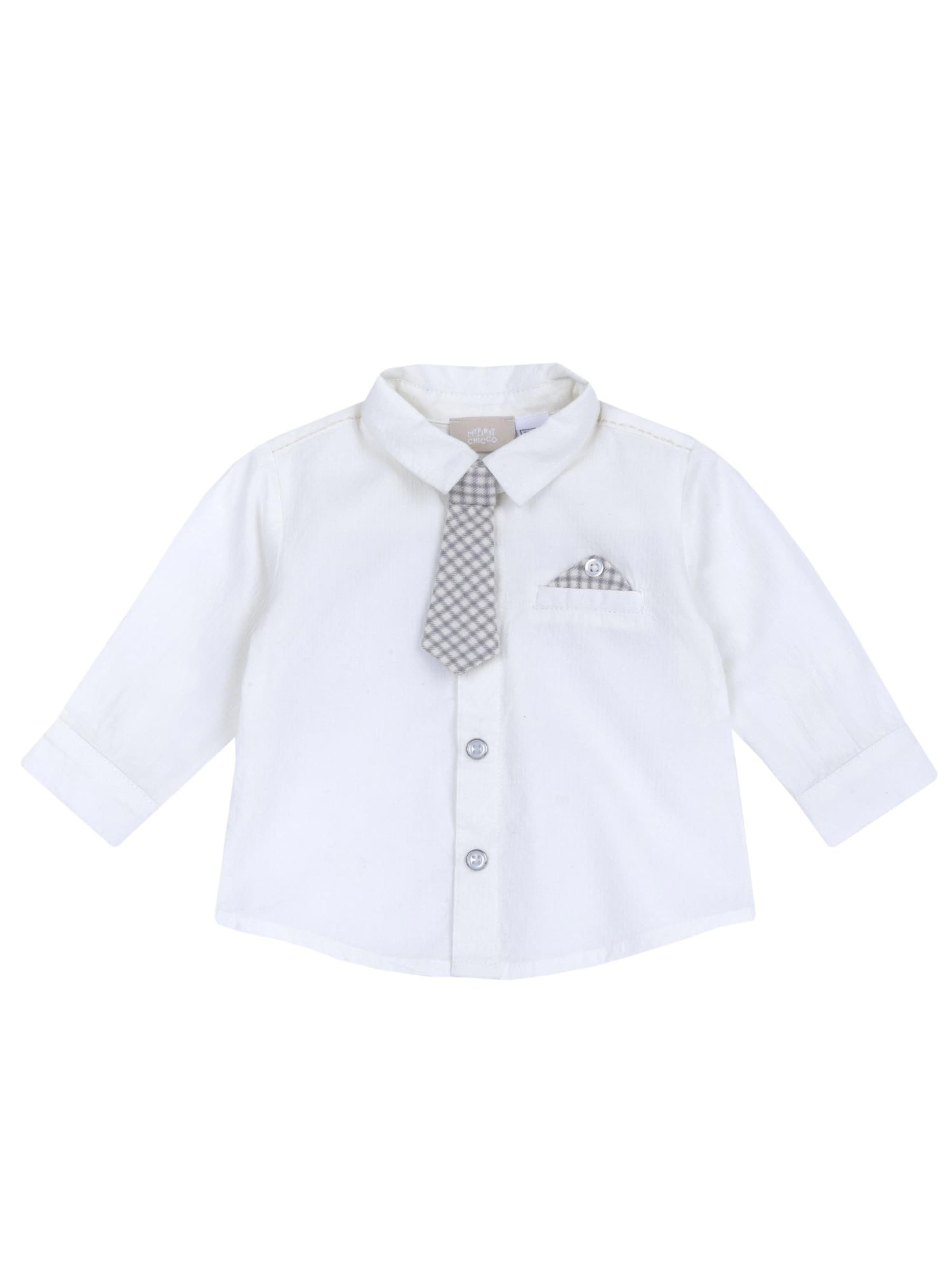 Chicco Regular fit Риза в бяло: отпред