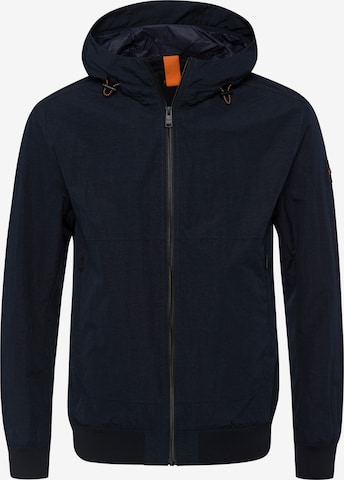 BOSS OrangePrijelazna jakna - plava boja: prednji dio