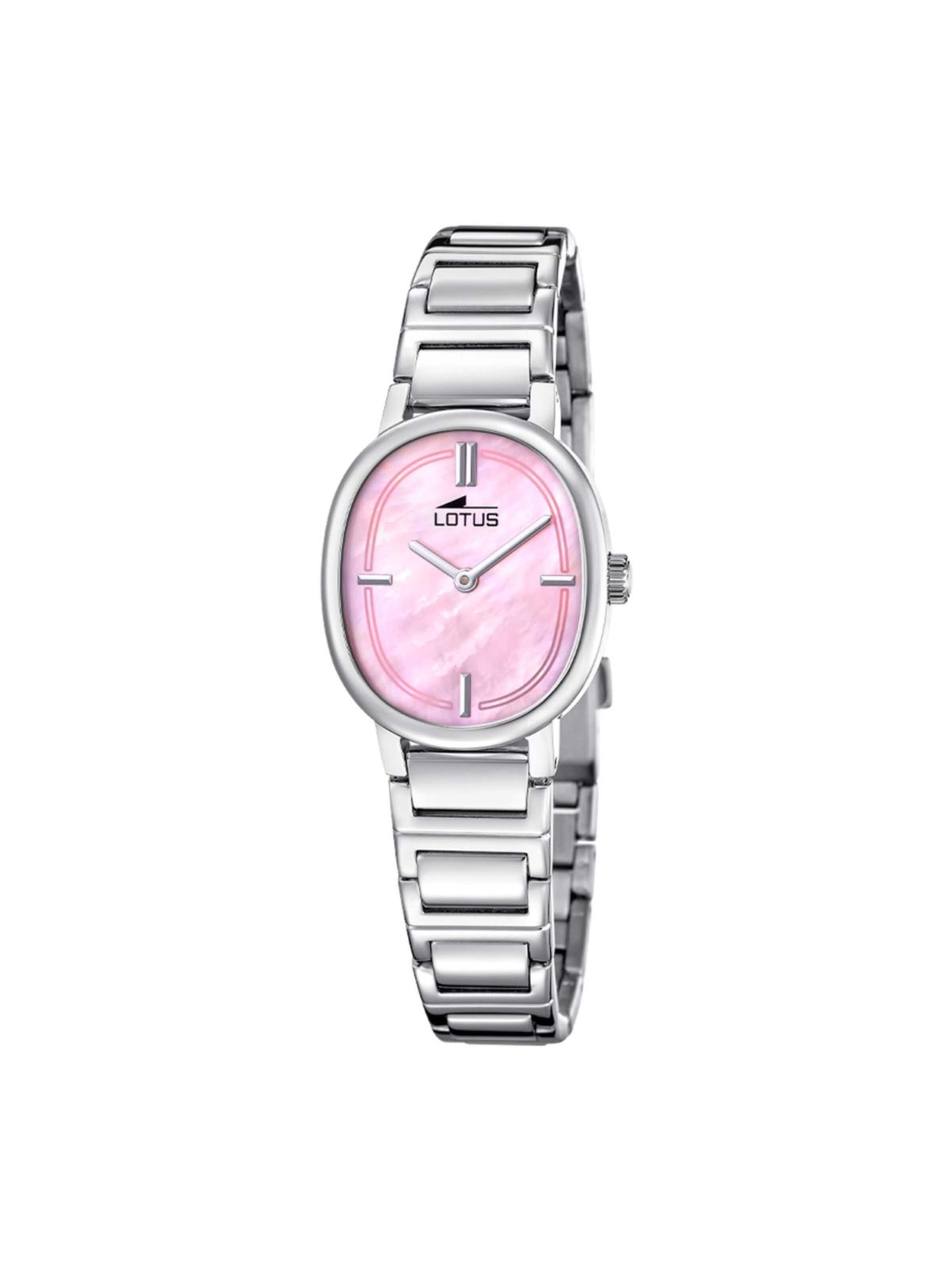 Montre à affichage analogique Lotus en rose