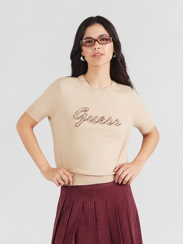 GUESS Sweater 'MARGARET' in Beige: front
