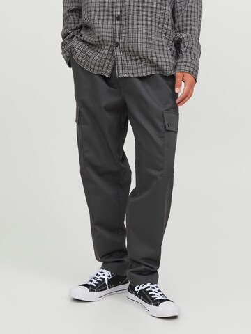 JACK & JONES Regular Cargo Pants in Grey: front