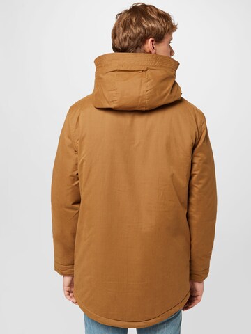 Only & Sons Between-Seasons Parka 'ELLIOT' in Brown