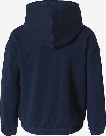 UNITED COLORS OF BENETTON Zip-Up Hoodie in Blue