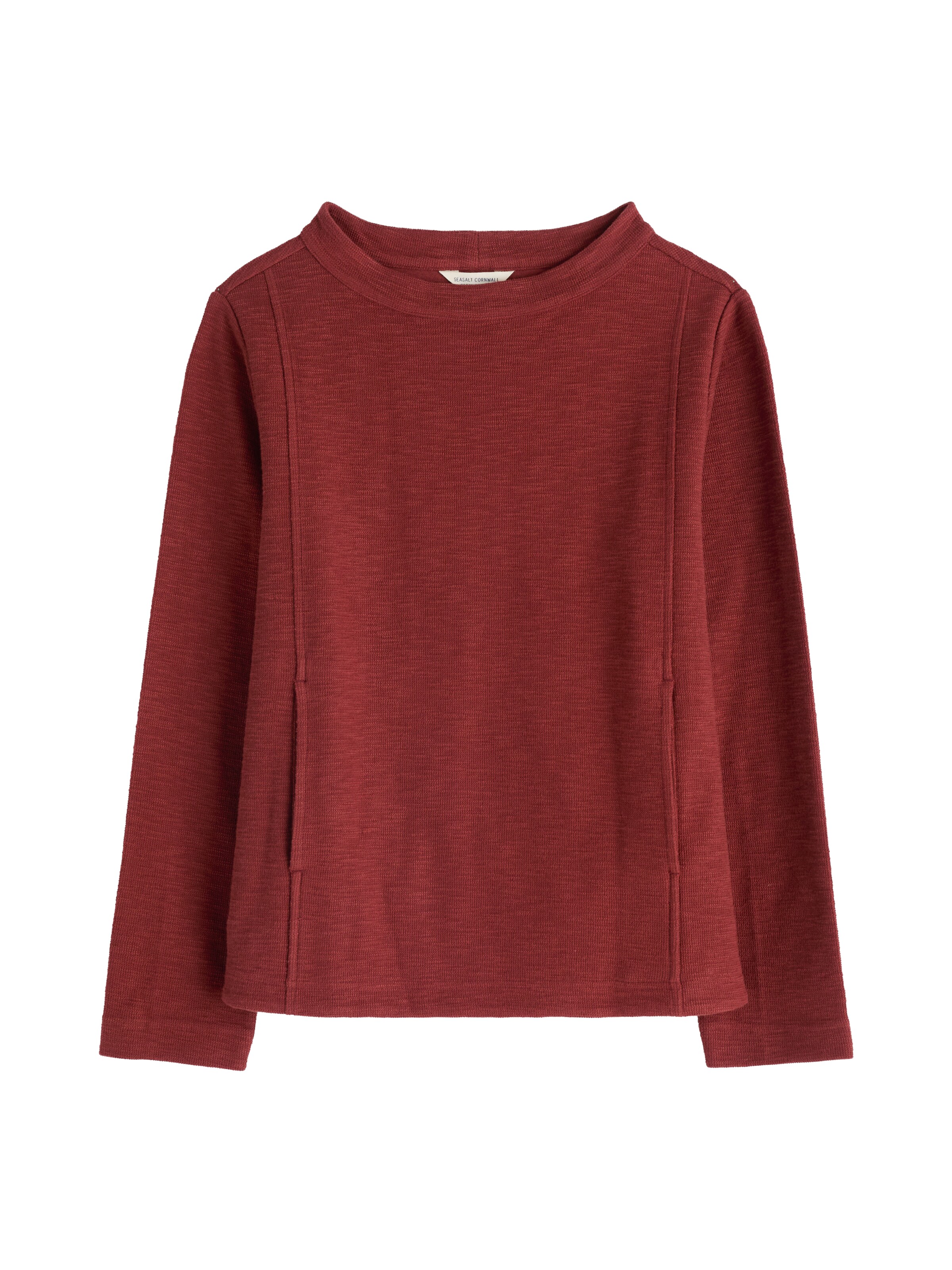 Seasalt Cornwall Mikina 'Topshell' – hnědá: přední strana