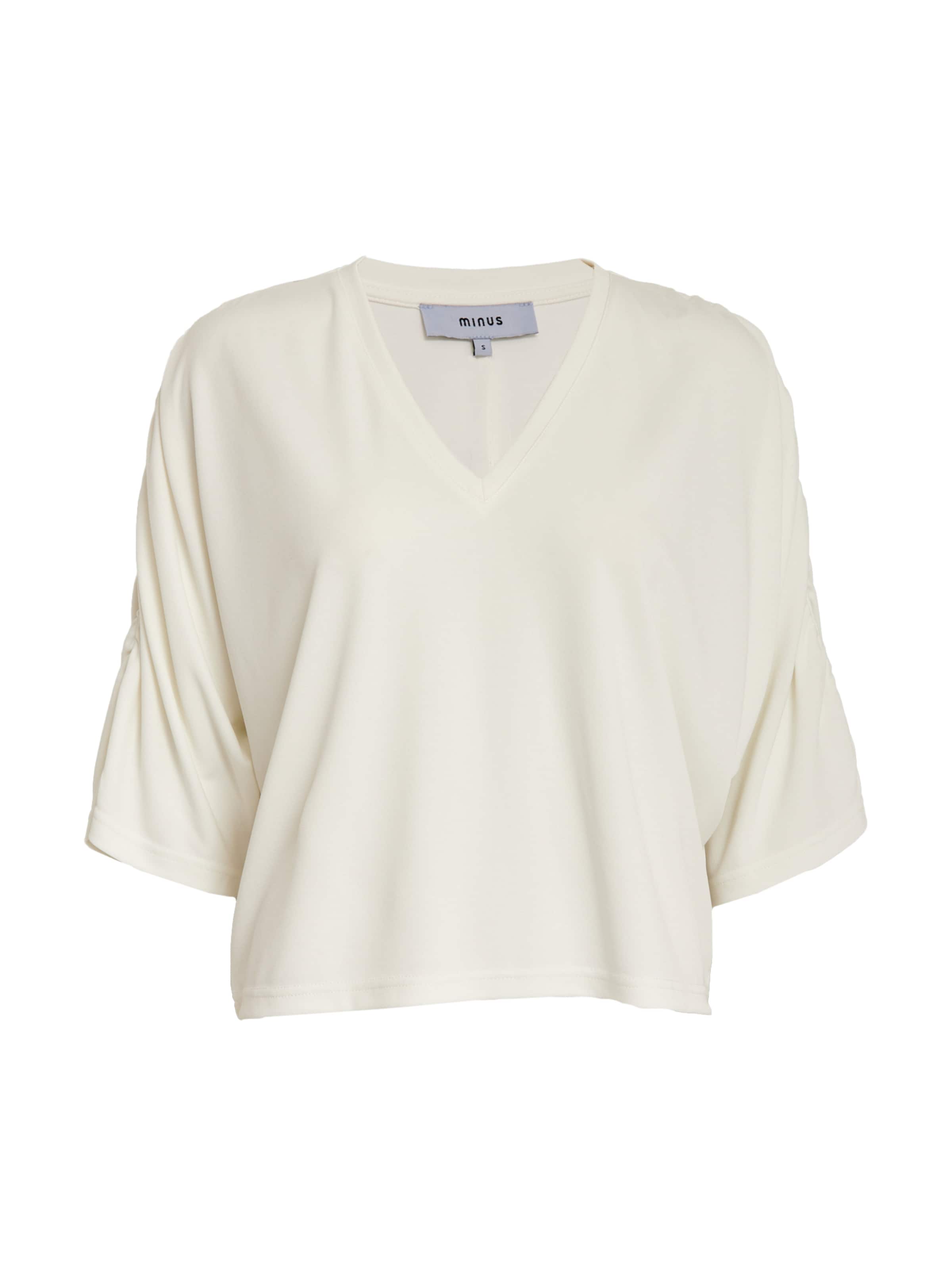 Top 'Triniti' di minus in bianco: frontale