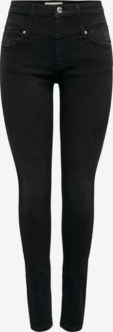 Skinny Jeans 'ROYAL-DAISY' di ONLY in nero: frontale