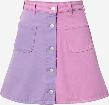 Monki - Falda en lila: frente