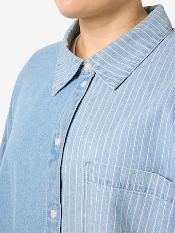 Noisy May Curve Blouse 'NMKATRI' in Blue