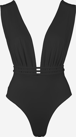 SEA ME SWIM Badeanzug 'ARIDÈE' in Schwarz: Vorderseite