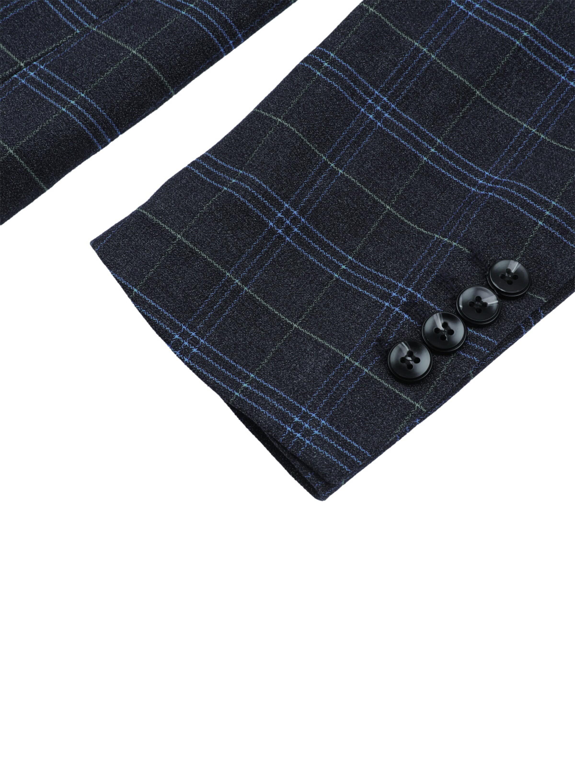 YOUTHUP Slim fit Suit in Black