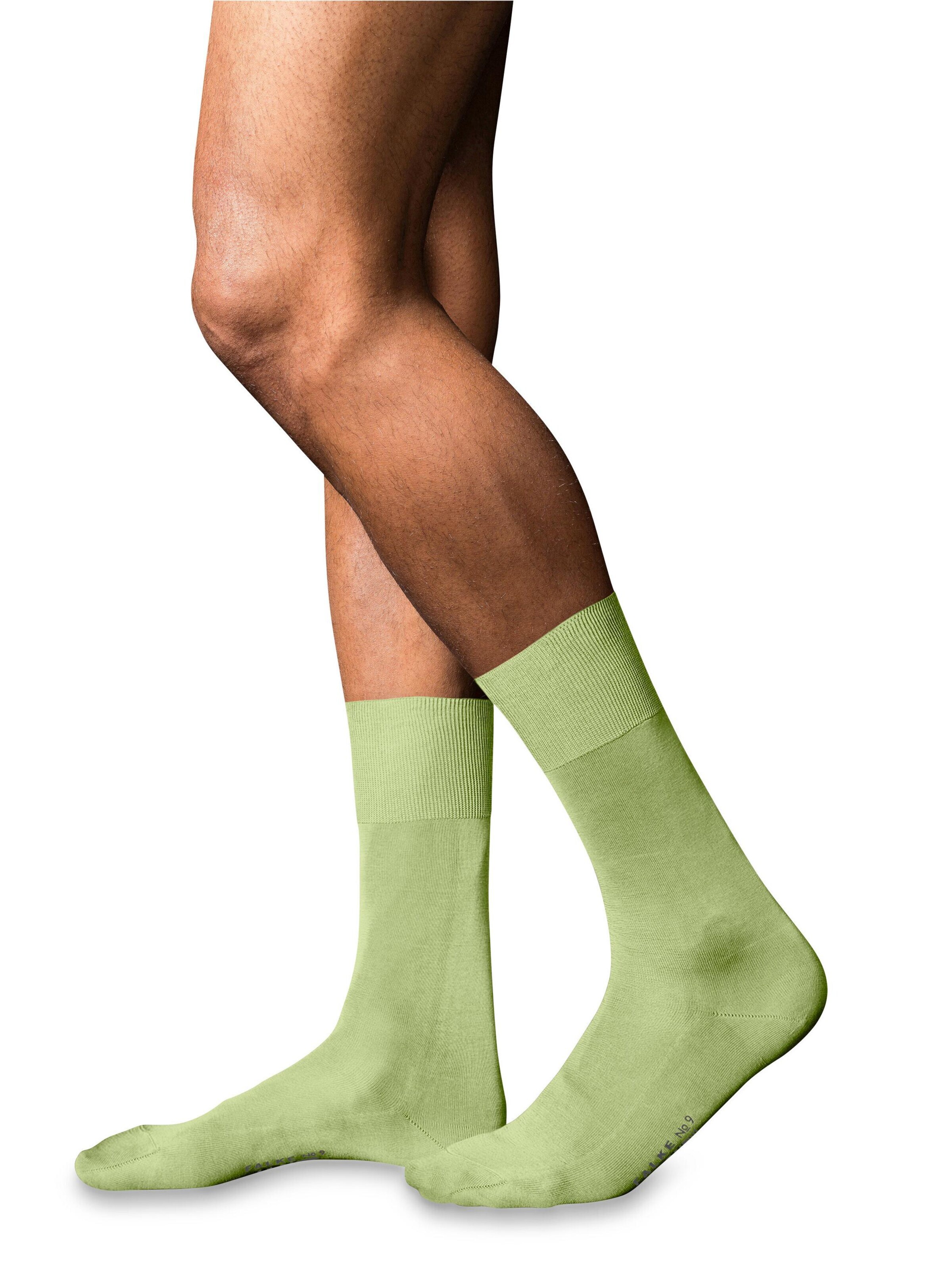 FALKE Socks 'No. 9 Pure Fil d´Écosse' in Yellow