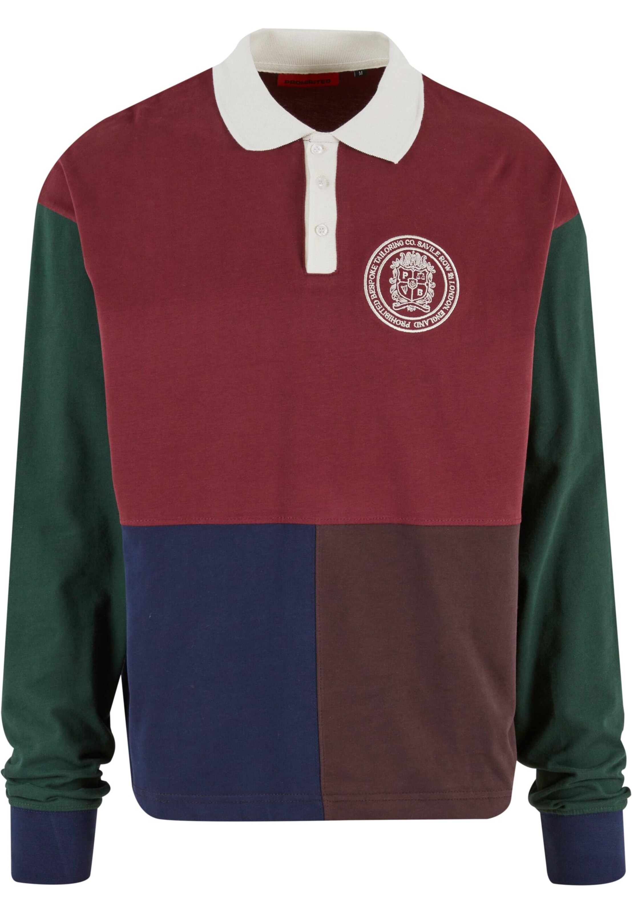 Prohibited Sweatshirt 'Wembley' in Rot: Vorderseite