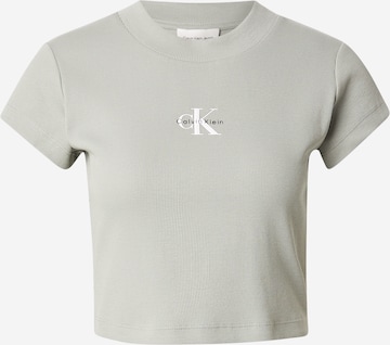 Calvin Klein Jeans Tričko - Béžová: predná strana