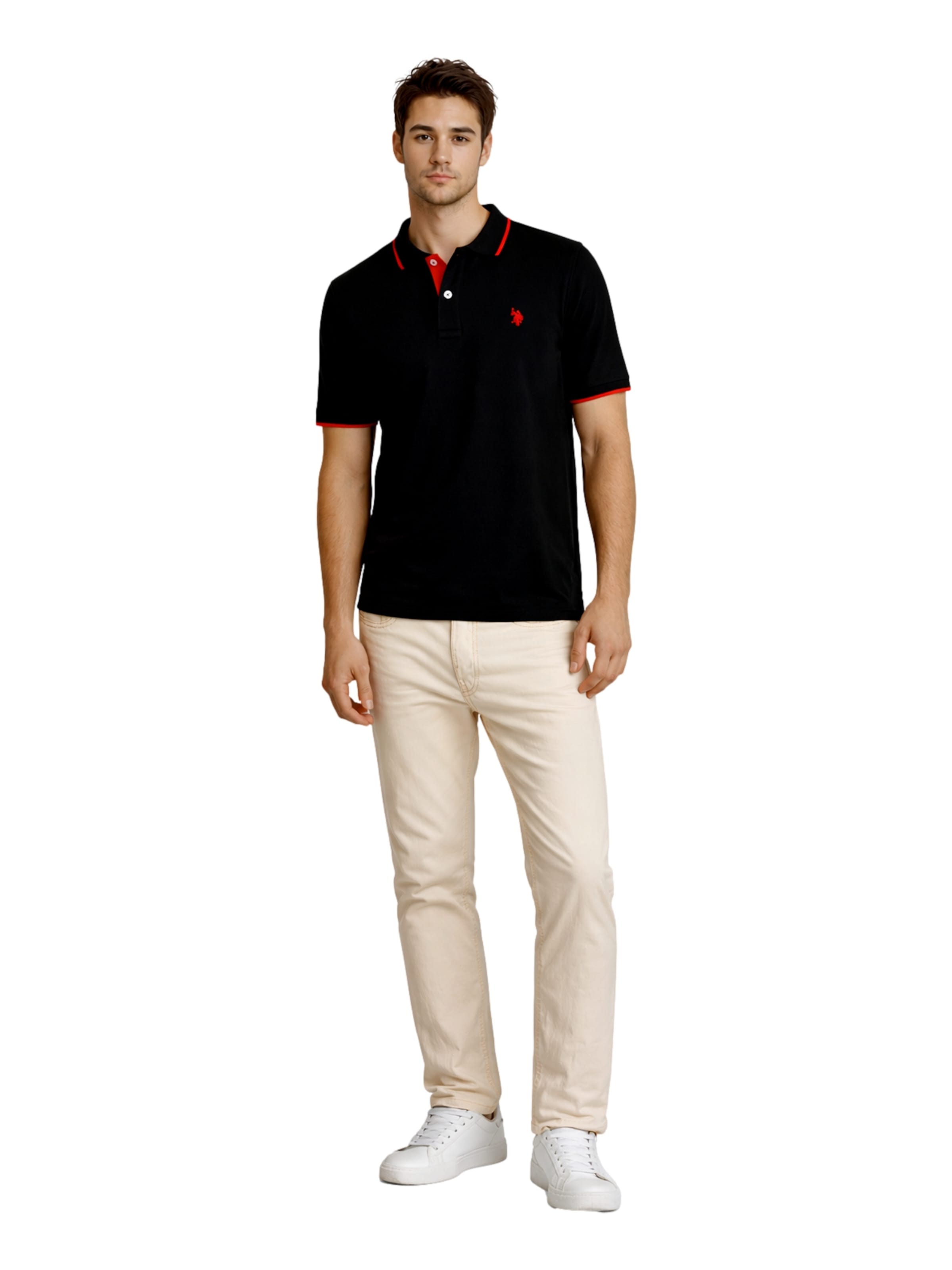 U.S. POLO ASSN. Тениска в черно