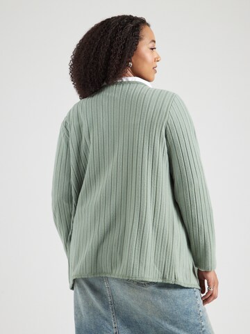 ONLY Carmakoma Knit Cardigan 'CARANNA' in Green