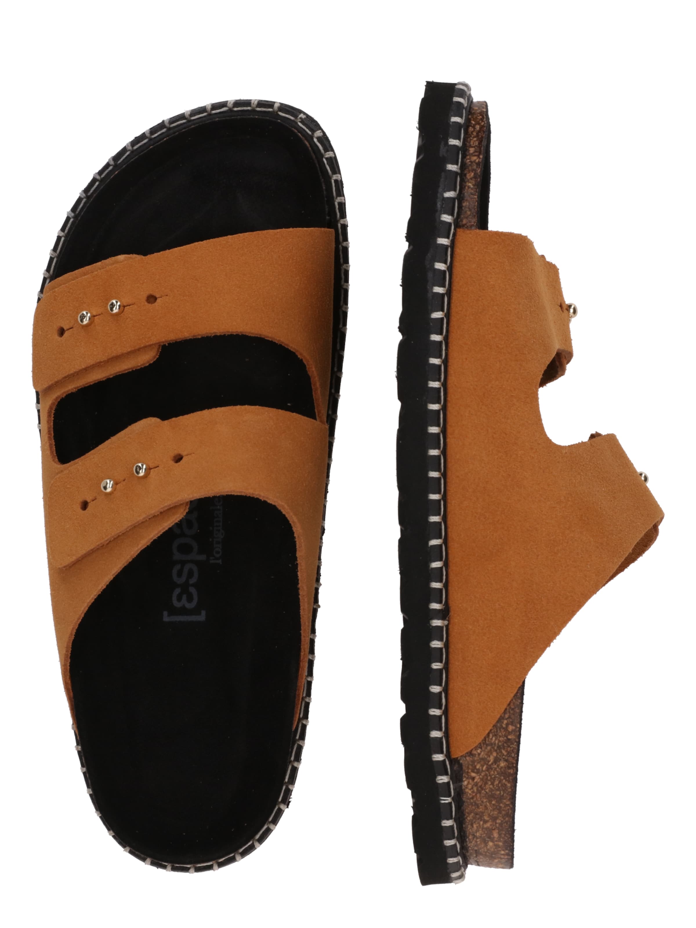 espadrij l´originale Mule 'AMI' in Brown