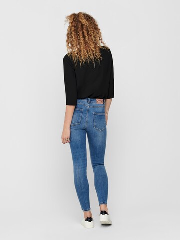 ONLY Slimfit Jeans 'Mila' in Blau