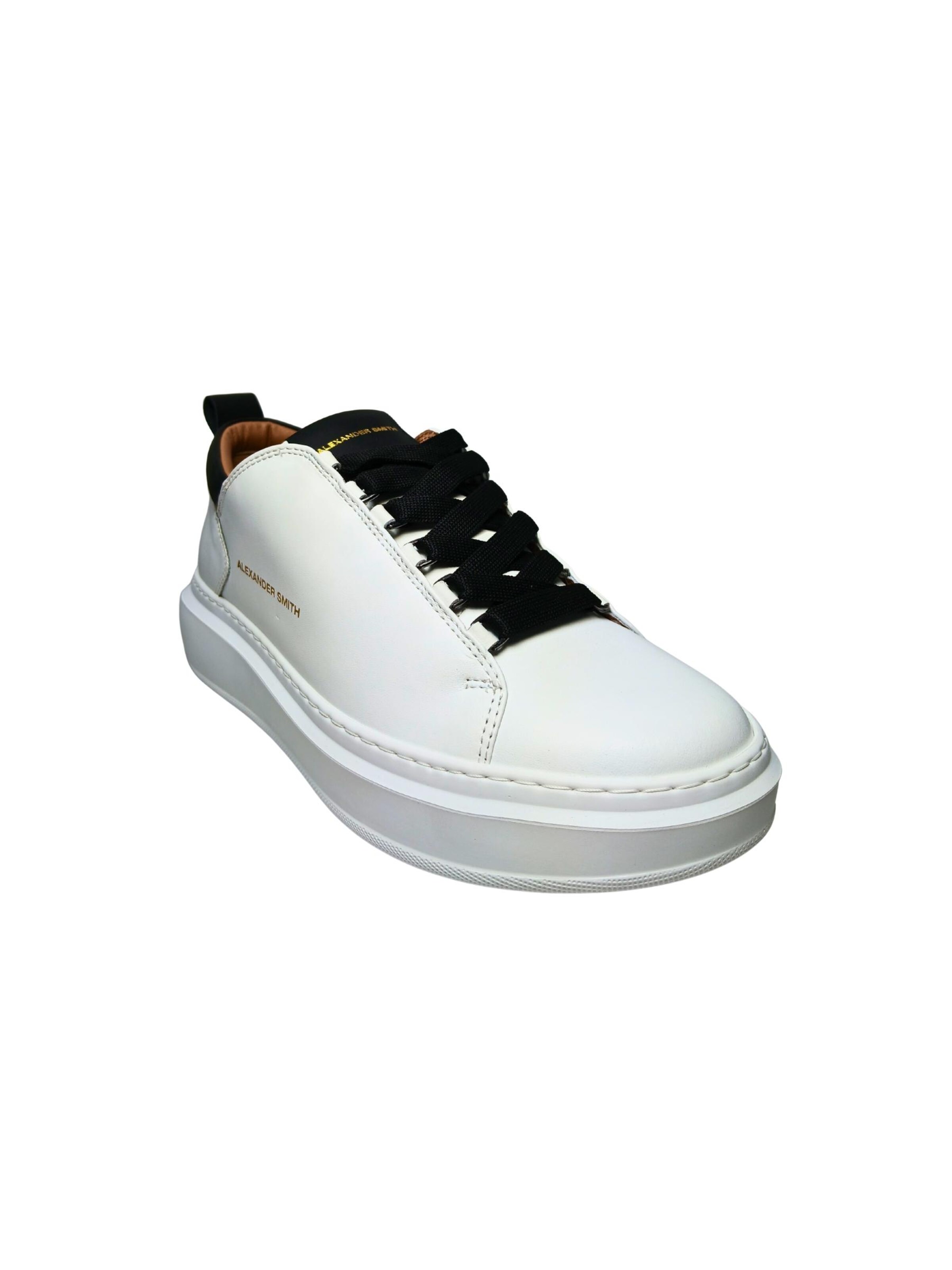 Alexander Smith Platform trainers in White