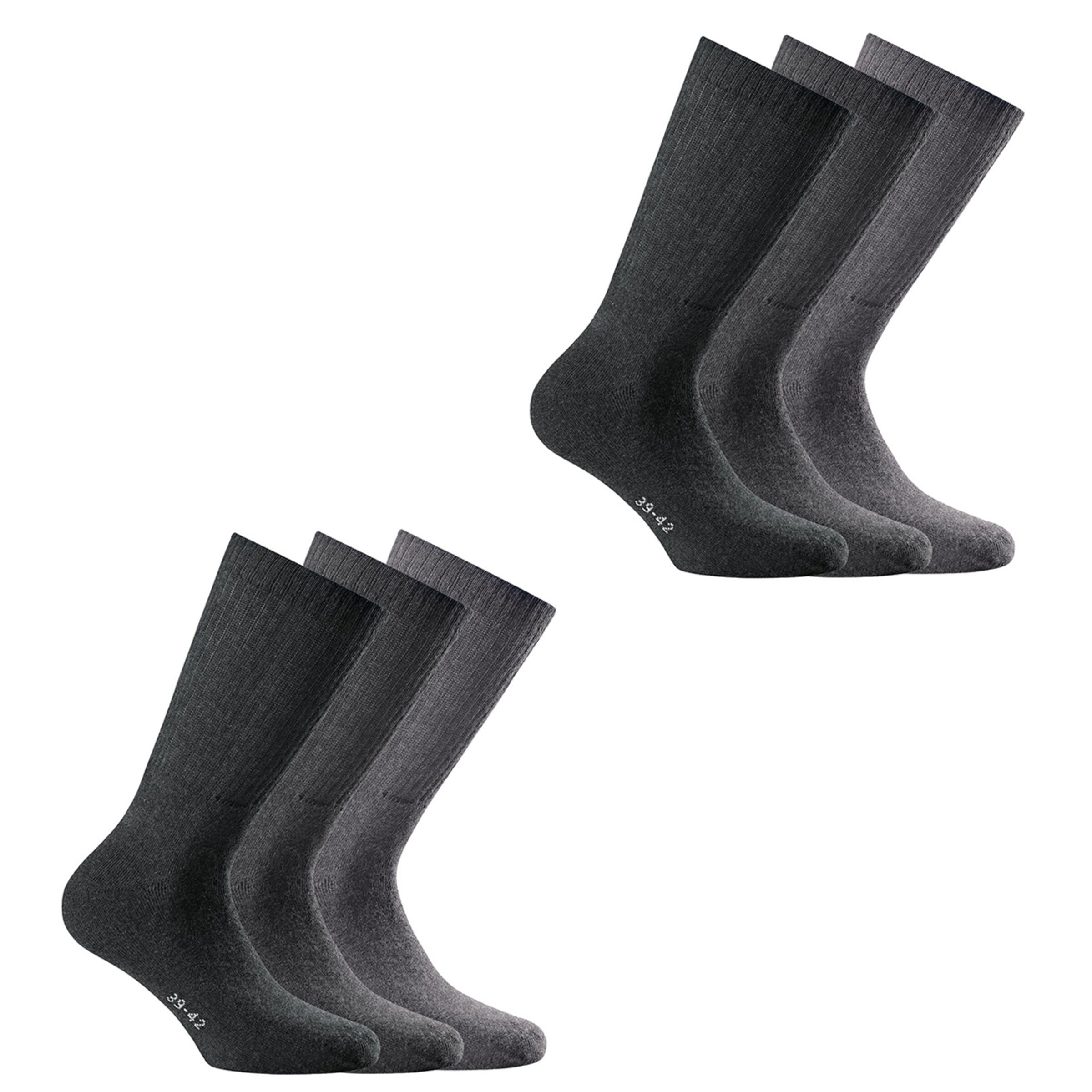 Rohner Basic Sports socks in Grey: front